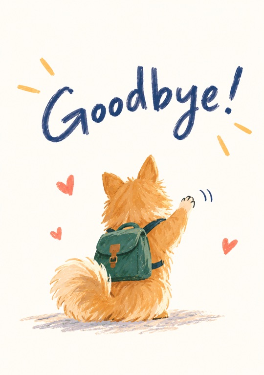 Goodbye and good luck, from all of us