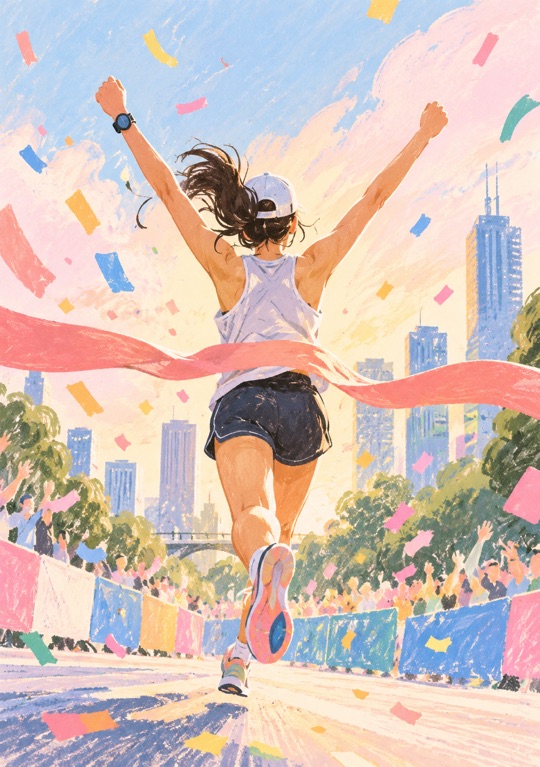 Congratulations on finishing the marathon